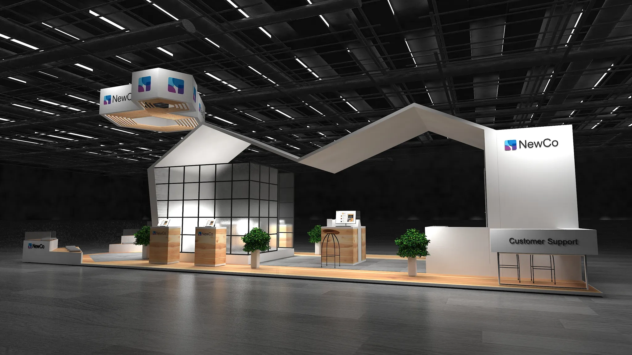 20x50 Île booth design by Reaction Space